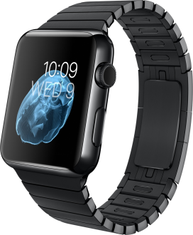 Apple Watch (42 mm) Uzay Siyahı Paslanmaz Çelik Kasa ve Baklalı Model Uzay Siyahı Paslanmaz Çelik Bilezik