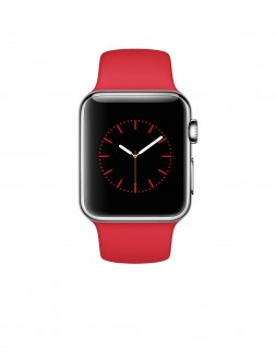 Watch (38 mm) Paslanmaz Çelik Kasa ve (PRODUCT) RED Spor Kordon - 1