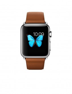 Watch (38 mm) Paslanmaz Çelik Kasa ve Klasik Tokalı Klasik Kahve Kayış - 1