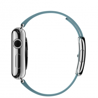 Watch (38 mm) Paslanmaz Çelik Kasa ve Modern Tokalı Kutup Mavisi Kayış (Büyük Boy) - 2