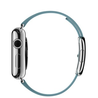 Watch (38 mm) Paslanmaz Çelik Kasa ve Modern Tokalı Kutup Mavisi Kayış - 2