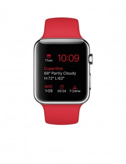 Watch (42 mm) Paslanmaz Çelik Kasa ve (PRODUCT) RED Spor Kordon - 1