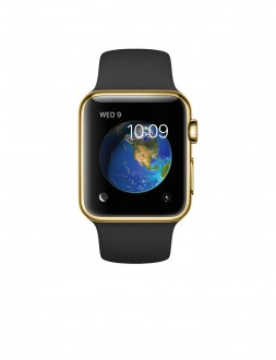 Watch Edition (38 mm) 18 Ayar Sarı Altın Kasa ve Siyah Spor Kordon - 1