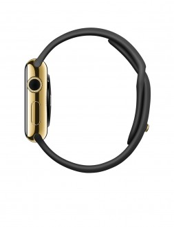 Watch Edition (38 mm) 18 Ayar Sarı Altın Kasa ve Siyah Spor Kordon - 2