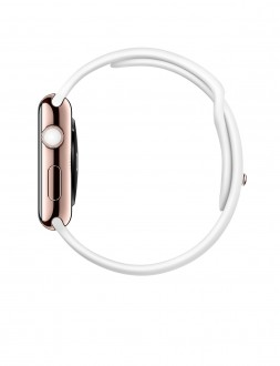 Watch Edition (42 mm) 18 Ayar Roze Altın Kasa ve Beyaz Spor Kordon - 2