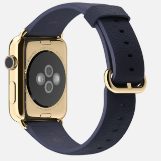 Watch Edition (42 mm) 18 Ayar Sarı Altın Kasa ve Klasik Tokalı Gece Mavisi Kayış - 2