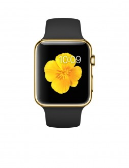 Watch Edition (42 mm) 18 Ayar Sarı Altın Kasa ve Siyah Spor Kordon - 1