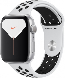 Watch Nike Series 5 (44mm) Gümüş Rengi Alüminyum Kasa ve Nike Spor Kordon