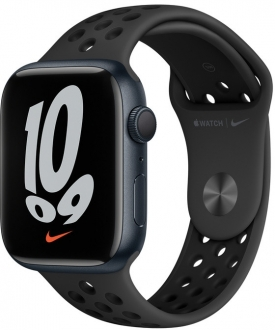 Watch Nike Series 7 45mm Gece Yarısı Alüminyum Kasa ve Nike Spor Kordon