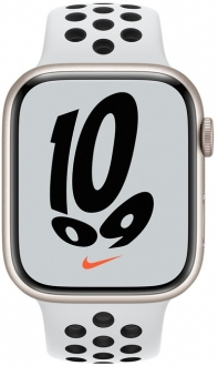 Watch Nike Series 7 Cellular 45mm Yıldız Işığı Alüminyum Kasa ve Nike Spor Kordon - 1