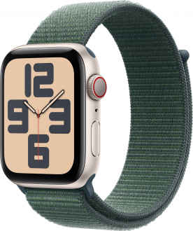 Apple Watch SE 2 2024 Cellular 44mm Alüminyum Kasa ve Spor Loop