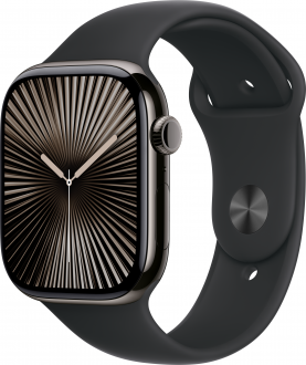Apple Watch Series 10 Cellular 46mm Titanyum Kasa ve Spor Kordon