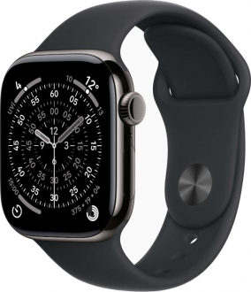Apple Watch Series 11 Cellular 42mm Titanyum Kasa ve Spor Kordon