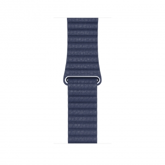 Watch Series 2 (42 mm) Paslanmaz Çelik Kasa ve Gece Mavisi Deri Loop - Büyük Boy - 2