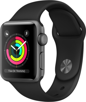 Apple Watch Series 3 38mm Alüminyum Kasa ve Spor Kordon