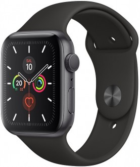 Apple Watch Series 5 (44mm) Uzay Grisi Alüminyum Kasa ve Spor Kordon