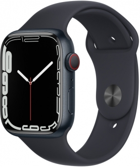 Apple Watch Series 7 Cellular 45mm Alüminyum Kasa ve Spor Kordon