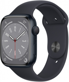 Apple Watch Series 8 45mm Alüminyum Kasa ve Spor Kordon