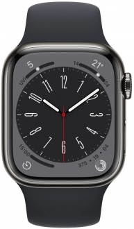 Watch Series 8 Cellular 41mm Paslanmaz Çelik Kasa ve Spor Kordon - 2