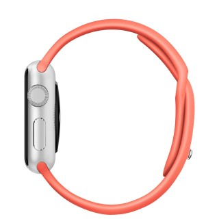 Watch Sport (38 mm) Gümüş Rengi Alüminyum Kasa ve Kayısı Rengi Spor Kordon - 2