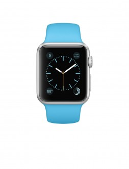 Watch Sport (38 mm) Gümüş Rengi Alüminyum Kasa ve Mavi Spor Kordon - 1