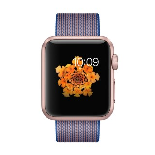 Watch Sport (38 mm) Roze Altın Rengi Alüminyum Kasa ve Naylon Örme Kraliyet Mavisi Kordon - 1