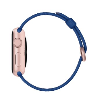 Watch Sport (38 mm) Roze Altın Rengi Alüminyum Kasa ve Naylon Örme Kraliyet Mavisi Kordon - 2