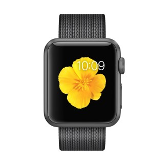 Watch Sport (38 mm) Uzay Grisi Alüminyum Kasa ve Naylon Örme Siyah Kordon - 1