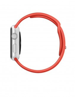 Watch Sport (42 mm) Gümüş Rengi Alüminyum Kasa ve Turuncu Spor Kordon - 2