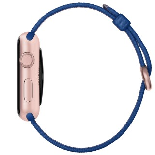 Watch Sport (42 mm) Roze Altın Rengi Alüminyum Kasa ve Naylon Örme Kraliyet Mavisi Kordon - 2