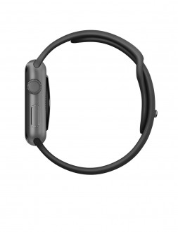 Watch Sport (42 mm) Uzay Grisi Alüminyum Kasa ve Siyah Spor Kordon - 2