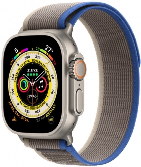 Apple Watch Ultra Titanyum Kasa ve Trail Loop