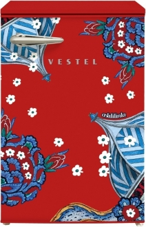 Vestel x Aslı Filinta Retro SB14311 Kırmızı Çini