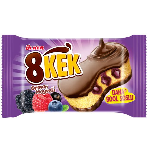 8 Kek Orman Meyveli Çikolatalı Kek 55 Gr