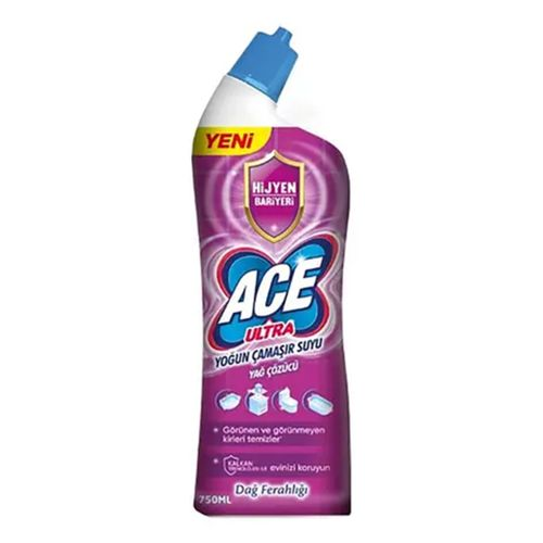 Ace Ultra Kıvamlı Çamaşır Suyu Dağ Tazeliği 750ml