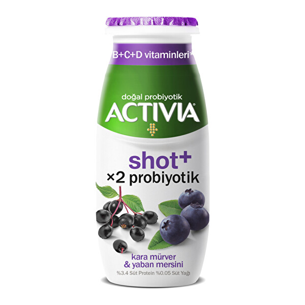 Activia Shot Kara Mürver Ve Yaban Mersini