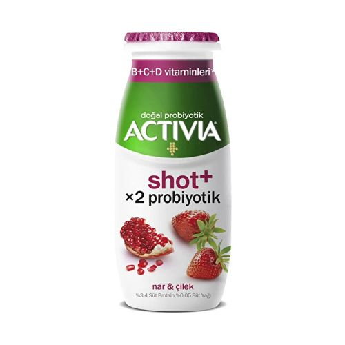 Activia Shot Nar Ve Çilekli 80 Ml