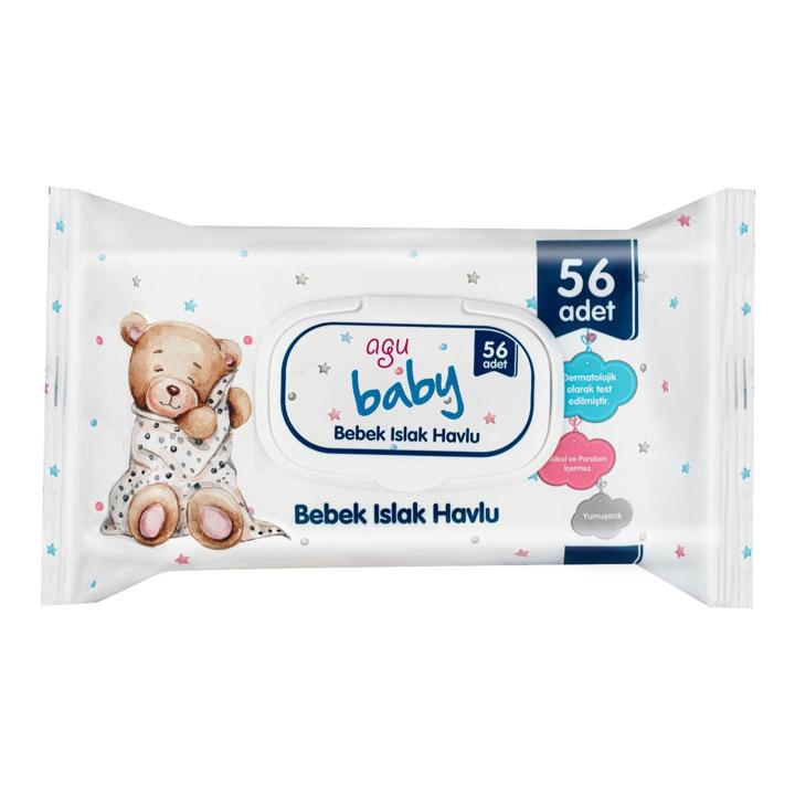 Agubaby Islak Havlu 56li Adet