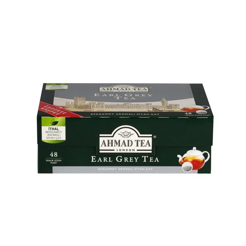 Ahmad Tea Earl Grey Demlik Poşet Çay 48'li 154 Gr