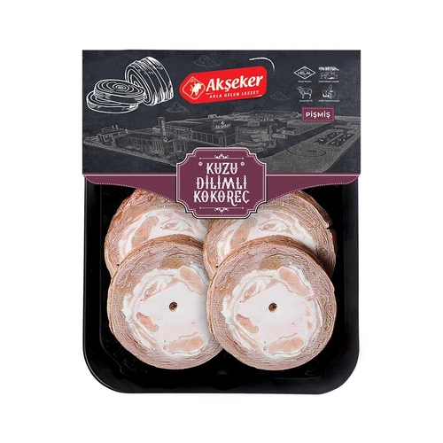 Akşeker Dondurulmuş Dondurulmuş Kokoreç Kuzu Dilimli 200 Gr