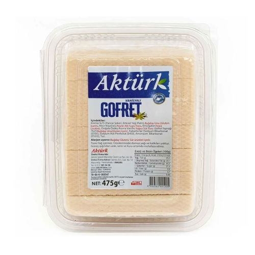 Aktürk Vanilyalı Gofret 475 Gr