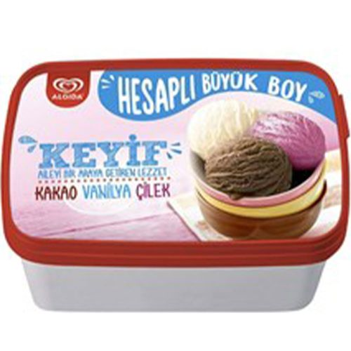 Algida Dondurma Boncremo Kakao Vanilya Çilek 1.4 Lt