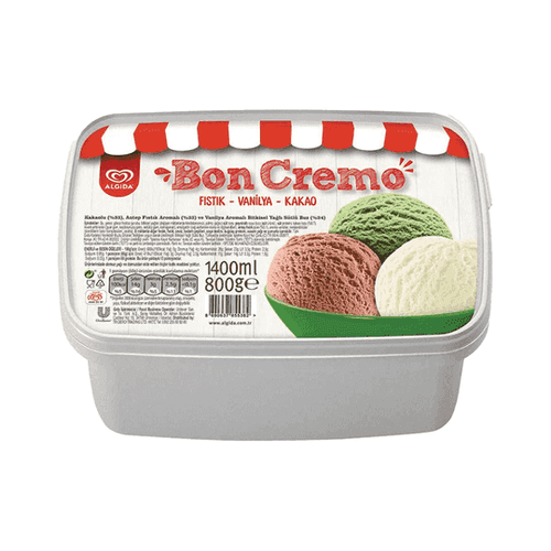 Algida Dondurulmuş Boncremo Kakao Vanilya Fıstıklı 1.4 LT