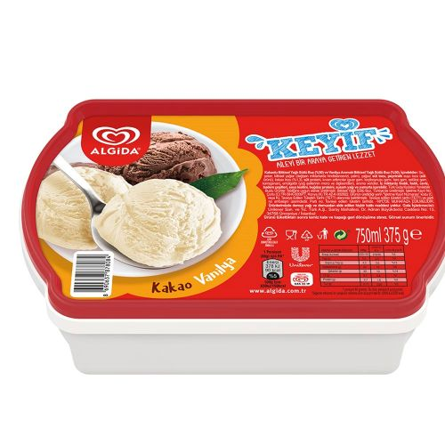 Algida Keyif Kakao Vanilya Dondurma 1.8 Lt