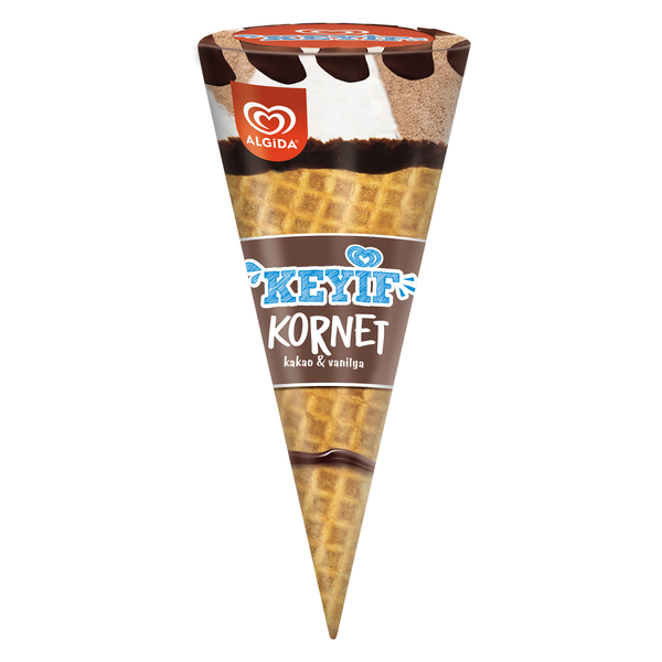 Algida Keyif Kornet Kakao&Vanilya 110 Ml