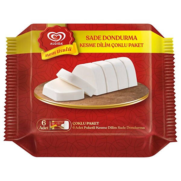Algida Maraş Dilim Kesme 6 Adet 492 Ml