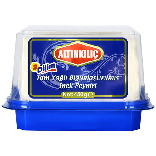 Altınkılıç 3 Dilim Tam Yağlı Olg.inek Peyniri 450g