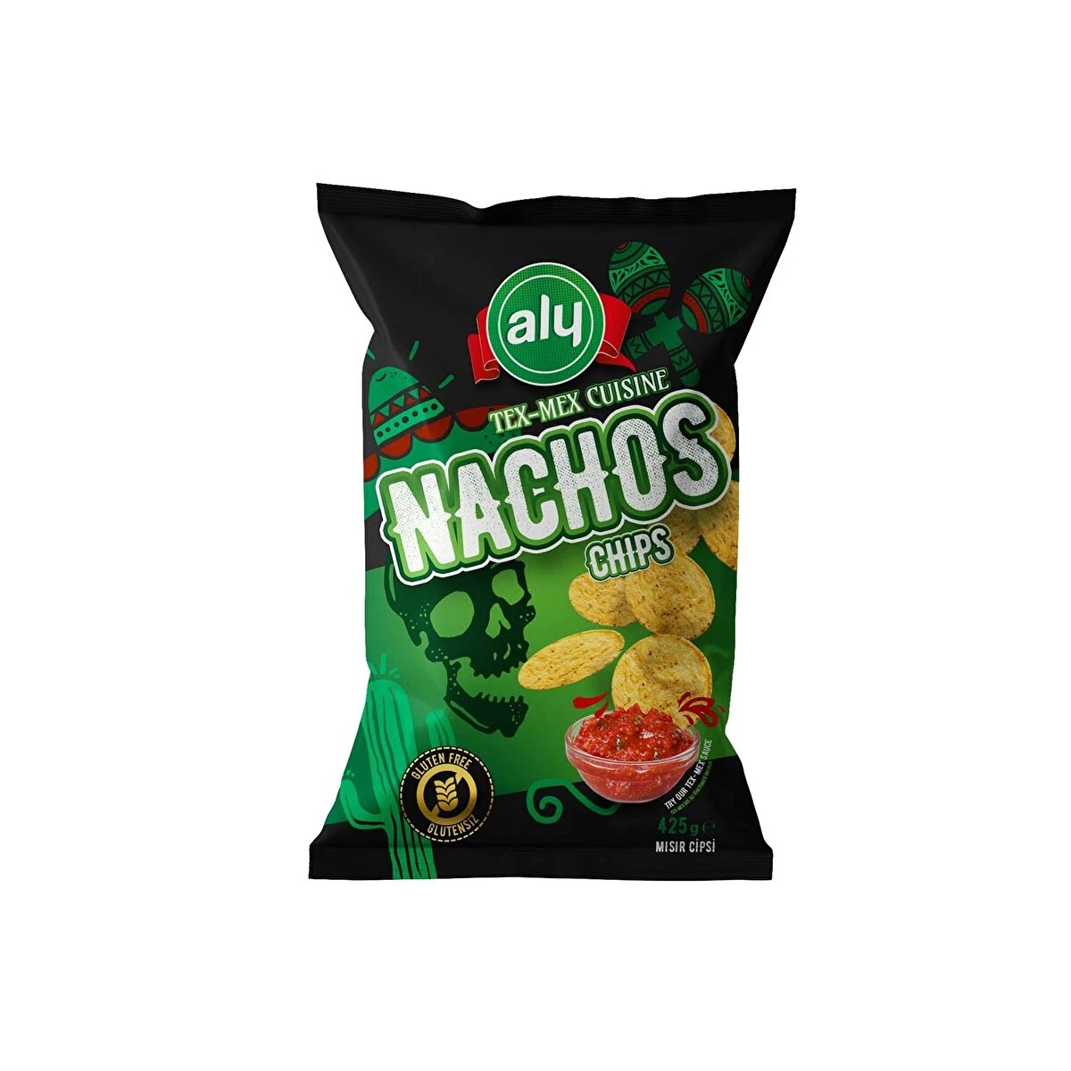 Aly Nachos Cips Glutensiz 425 Gr