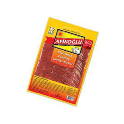 Apikoğlu Dana Pastırma Çemeni Sıyrılmış 90 Gr