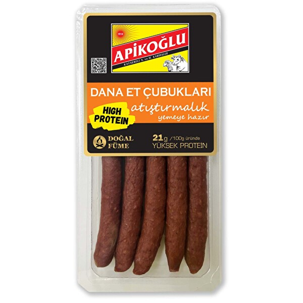 Apikoğlu Dana Et Çubukları Atıştırmalık 110 Gr